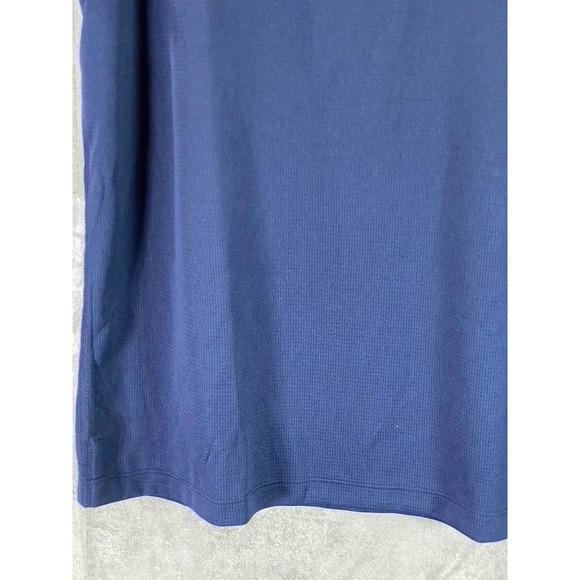 ID Ideology Men's Indigo Sea Crewneck Taped Graphic Training T-Shirt SZ L - Picture 7 of 13